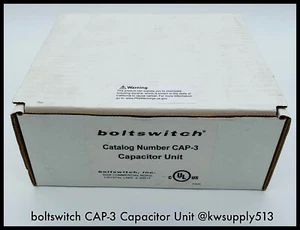 CAP-3 ~ Unità condensatore Boltswitch CAP-3 120VAC in/170 VDC ~ Eccedenza sigillata - Foto 1 di 2