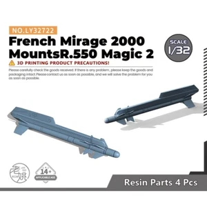 SSMODEL 722 1/32 Model Upgrade Parts French Mirage 2000 MountsR.550 Magic 2 - Picture 1 of 3