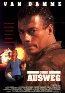 Ohne Ausweg ORIGINAL A1 Kinoplakat Jean Claude Van Damme / Rosanna Arquette - Picture 1 of 1