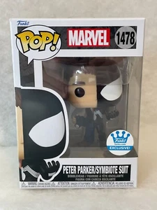 Funko Pop Marvel #1478 Peter Parker / Symbiote Suit Spider-Man Funko-Exclusive - Picture 1 of 6