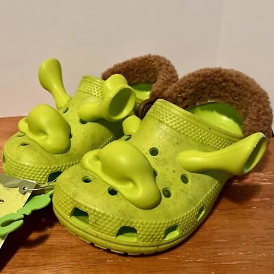 Zueco Crocs Clásico Dreamworks Shrek Niños Lime Punch C11 Raro Limitado 209378-3TX Foto 1 de 4