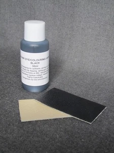 Leder Farbrestaurator für getragene & verblasste Schuhe Stiefel SCHWARZ Farbstoff Pigment - Bild 1 von 1
