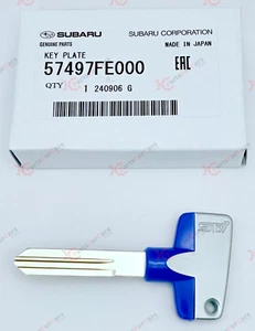 Genuine OEM Subaru STi Logo Key Plate Impreza WRX STi Forester Legacy 57497FE000 - Picture 1 of 3