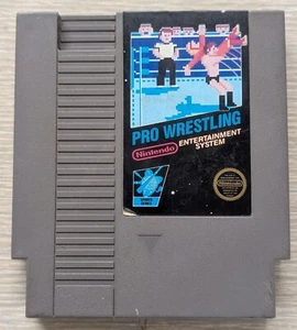 Nintendo NES Pro Wrestling 5 screw Version, Cartridge ONLY, *Cleaned & Tested* - Picture 1 of 3