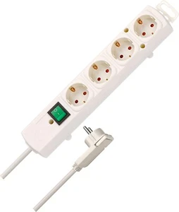Brennenstuhl Comfort-Line Plus, Steckdosenleiste 4-Fach (Steckerleiste Mit Flach - Bild 1 von 4