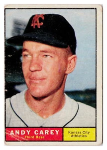 Andy Carey - 1961 Topps #518 - Alto #- Kansas City Athletics Poor - Imagen 1 de 2