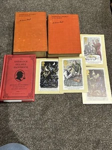 Sherlock Holmes Books * Mixture Of Books & Picture Cards - Picture 1 of 18