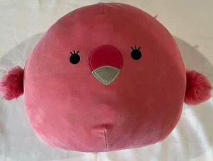 Kellytoy Squishmallows 12 Zoll x 19 Zoll Cookie der rosa Flamingo Stofftier Plüschtier - Bild 1 von 8