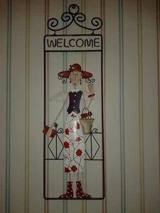 Canadian ‘Welcome’ Metal Wall Plaque – 14.5” x 5.5” - Picture 1 of 1
