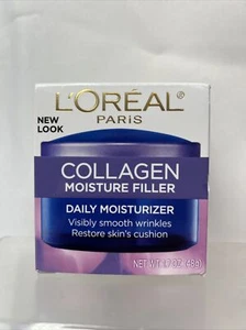 L'Oreal Collagen Moisture Filler Wrinkles Anti-Aging Day Night Moisturizer Creme - Picture 1 of 5