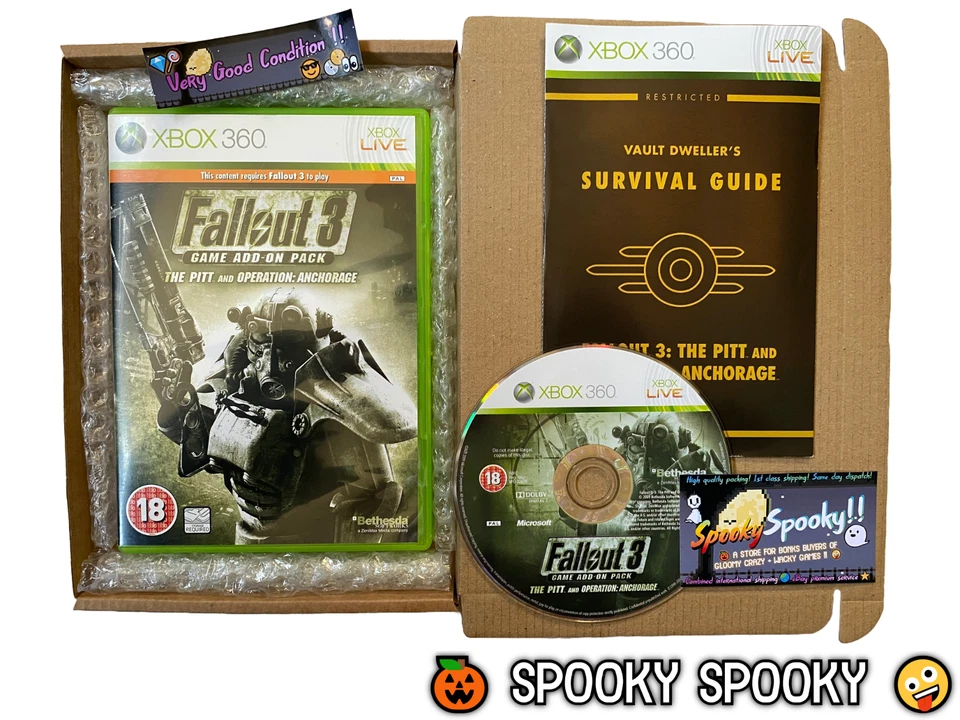 Fallout 3 The Pitt & Operation Anchorage XBOX 360 - UK PAL VGC CIB - Tracked - Image 1 of 4