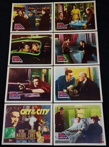 CRY OF THE CITY 1948 * MATURE * CONTE * WINTERS * CLASSIC FILM - NOIR LOBBY SET !!! - Bild 1 von 5