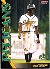 2004 Choice Myrtle Beach Pelicans Minor League Baseball #17 Onil Joseph