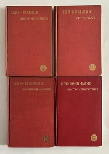 1905 LIBRARY OF THE GREAT WORLD 4 VOLS AZTECS HOLLAND ARCTIC HOW WORLD WAS MADE - Bild 1 von 24
