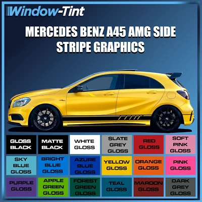 FITS MERCEDES BENZ EDITION 1 RACING GRAPHIC DECALS W176 A C CLASS AMG A45 - Image 1 of 4