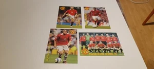 4 Autogrammkarten, Fußball, Manchester United,Rooney, Ronaldo,Scholes - Bild 1 von 7