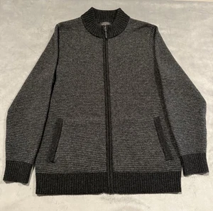 Pendleton Men’s Gray Full Zip Washable Shetland Wool Cardigan Sweater Size M  - Picture 1 of 12