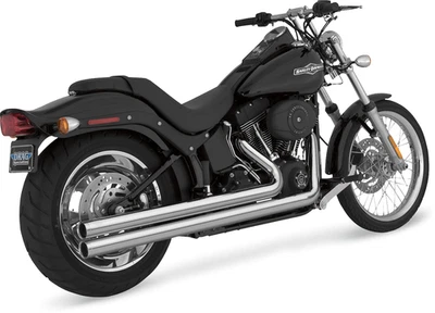 01-11 Harley Softail Fat Boy Vance & Hines 17923 Big Shots sistema de exaustão longo - Imagem 1 de 2