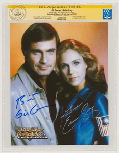 CGC SS SIGNED Gil Gerard & Erin Gray Buck Rogers & Wilma Deering TV Show Photo - Picture 1 of 1