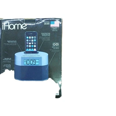 iHome iP11 Base y Reloj Despertador para iPhone/iPod Altavoz Despertador, Dormir, Carga Foto 1 de 4