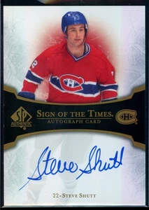 2007-08 SP Authentic Sign of the Times #STSS Steve Shutt - Picture 1 of 2