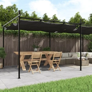 Pergola mit Schiebedach Anthrazit 589x292x230 cm - Bild 1 von 7
