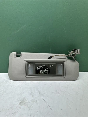 2007-2009 Saturn Aura Passenger Right Mirror Sun Visor Right Sunvisor Grey OEM - Image 1 of 4