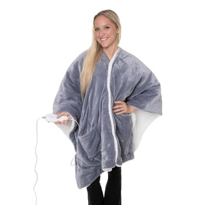 Heated Wrap - Wearable Heated Electric Blanket with 4 Heat Settings, Auto Off... - Изображение 1 из 4