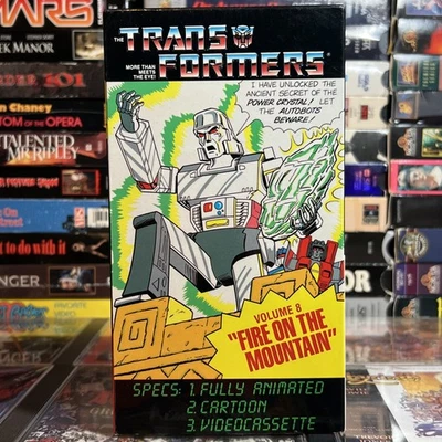 Transformers Vol 8 Fire On The Mountain 1988 VHS Tested FHE Slipcover 3 Episodes - Image 1 of 4
