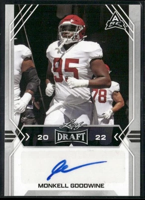 Monkell Goodwine 2022 Leaf Draft Auto - Image 1 of 2