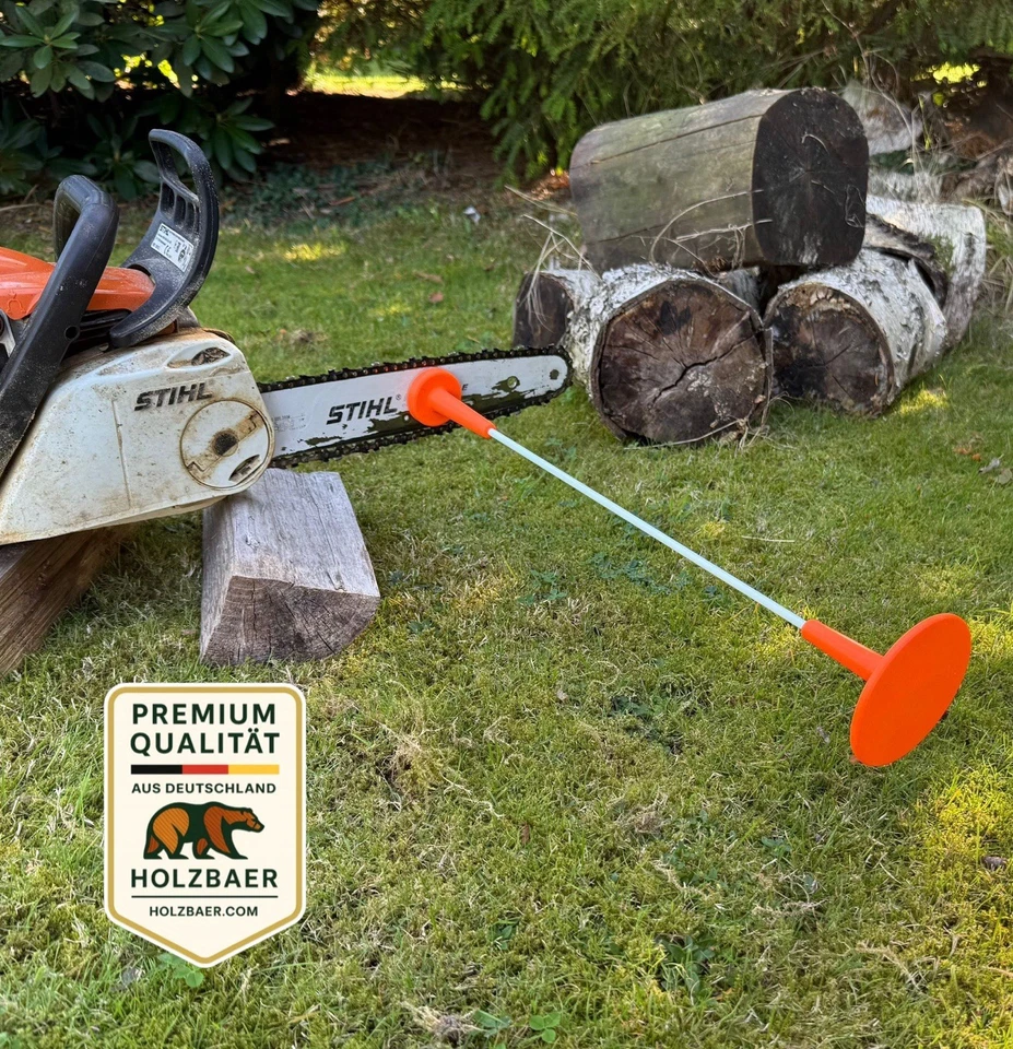 Magnetische Brennholz Ablänghilfe für Motorsägen STIHL, Husqvarna , Makita u.v.m - Bild 1 von 4