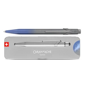 Penna a sfera CARAN d'ACHE 849 CLAIM YOUR STYLE blu tempestoso - Foto 1 di 5