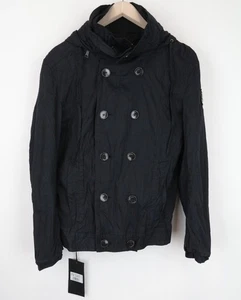 Richmond Giacca Uomo IT48 Maglificio Cappuccio Sottile Nero Misto Cotone - Bild 1 von 8