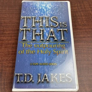 Bishop T.D Jakes This Is That Series 3 CASSETTE Tapes The Potters House - Picture 1 of 4