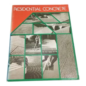 Residential Concrete 1983 Paperback National Association of Home Builders - Picture 1 of 9