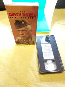The Dirty Dozen Next Mission (VHS, 1988) Lee Marvin hard to find ex rental  - Picture 1 of 8