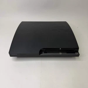 Sony PlayStation 3 Slim PS3 160 GB console nera solo sistema di gioco CECH-2001A - Foto 1 di 8