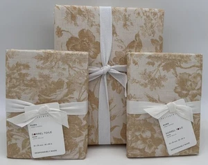 Pottery Barn Sauerampfer Toilette FULL / QUEEN Bettbezug & 2 Euro Kissenbezüge ~ Erntegold - Bild 1 von 2