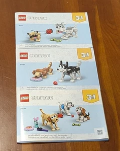 LEGO Creator: 3 in 1 entzückende Hunde 31137 - Anleitung Anleitungshefte - Bild 1 von 2