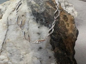 Collar Multienlace Clogau Galés Plata y Oro Rosa 9ct Pasado Presente Futuro 22" - Imagen 1 de 13