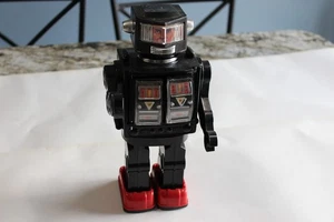 VINTAGE 1970'S HK Moon Explorer Tin  Robot Toy Battery Operated Nice ! - Picture 1 of 7