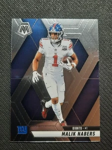2025 Mosaic #100 Malik Nabers New York Giants - Picture 1 of 8
