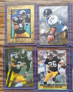 Rod Woodson Steelers Card Lot, 14 Cards Nr Mint & Sleeved - Picture 1 of 7