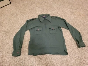 Vintage Pendleton quarter zip sweater Kids Large Green - Picture 1 of 14