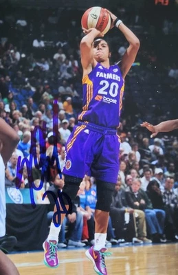 Kristi Toliver LA Sparks (Washington Mystics) Signed 4x6 Photo - Image 1 of 2