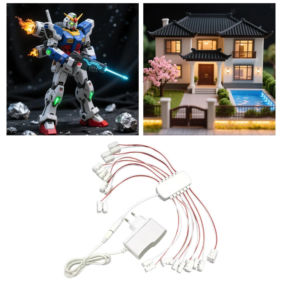 Cablaggio multiporta per alimentazione 12V 2A per accessori lampioni - Immagine 1 di 2