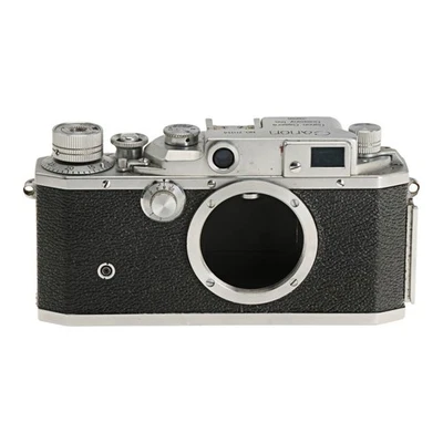 Cámara telémetro de enfoque manual de película Canon IVSB 35 mm como está plateada obturador defectuoso Foto 1 de 4