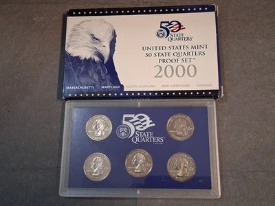 2000 US Statehood Quarter Proof Set - Image 1 of 2