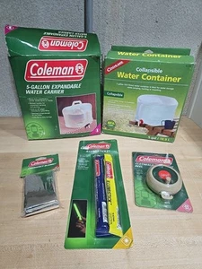 Coleman Camping Lot Emergency Survival Illumisticks Clothesline Blanket 5G Water - Picture 1 of 8