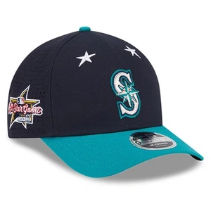 Hombre New Era Azul Marino/Aqua Seattle Mariners 2025 MLB Juego de Estrellas 9FORTY M-Corona - Imagen 1 de 5